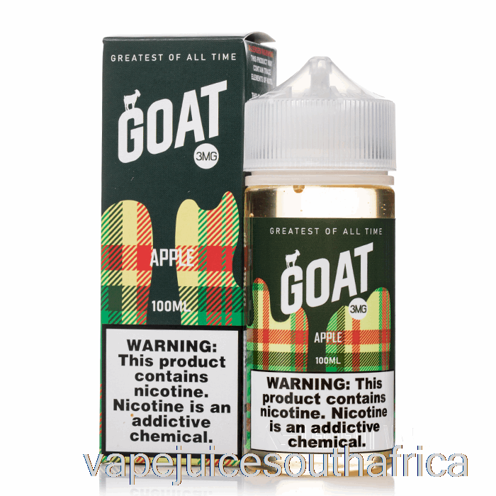 Vape Juice South Africa Apple - Goat E-Liquid - 100Ml 3Mg